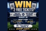 Cowboys ticket giveaway