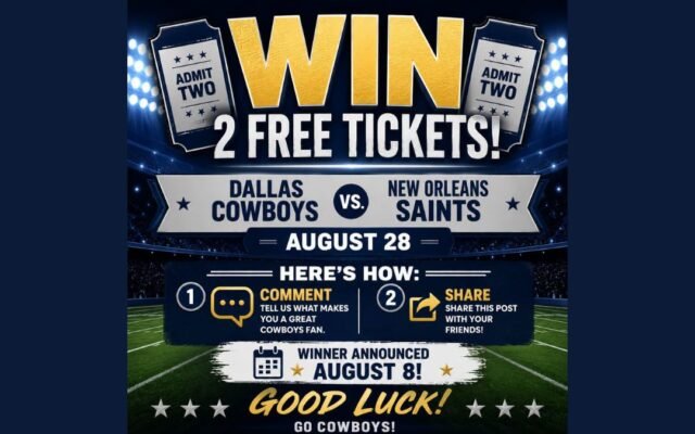 Cowboys ticket giveaway