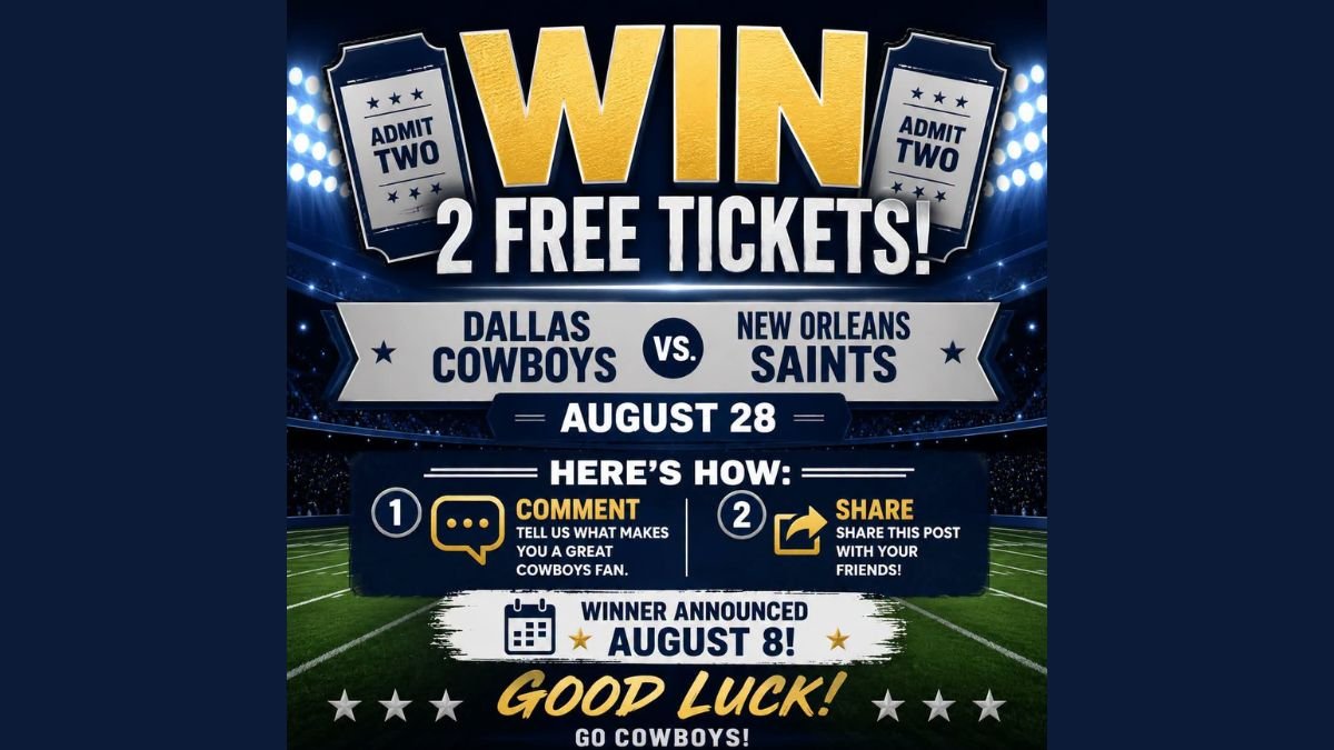 Cowboys ticket giveaway