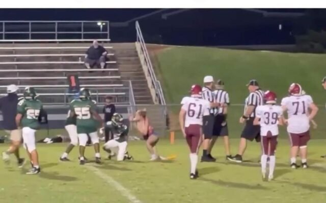 Tennessee middle school football game tackle
